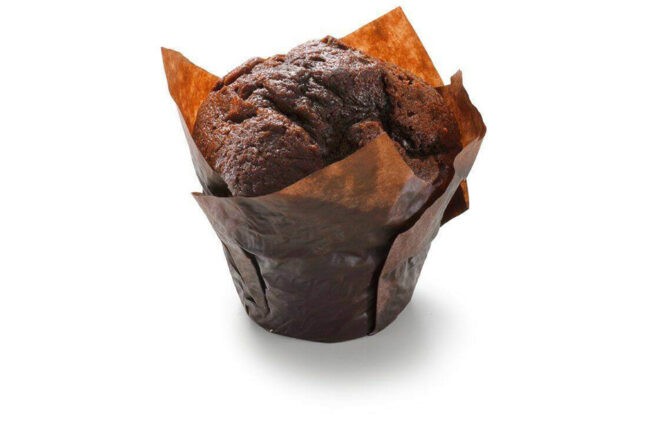 Muffin dubbel-chocolade