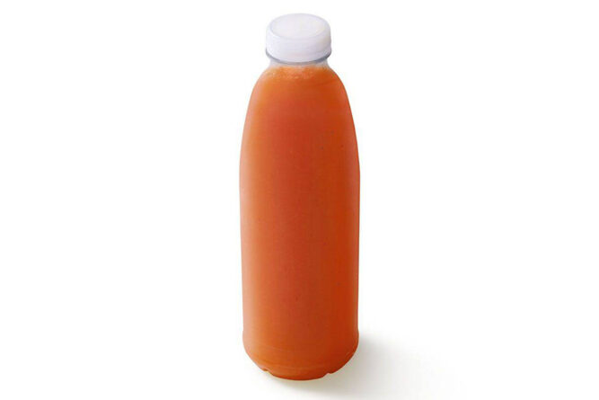 Sinaasappel-aardbei sap 1 liter