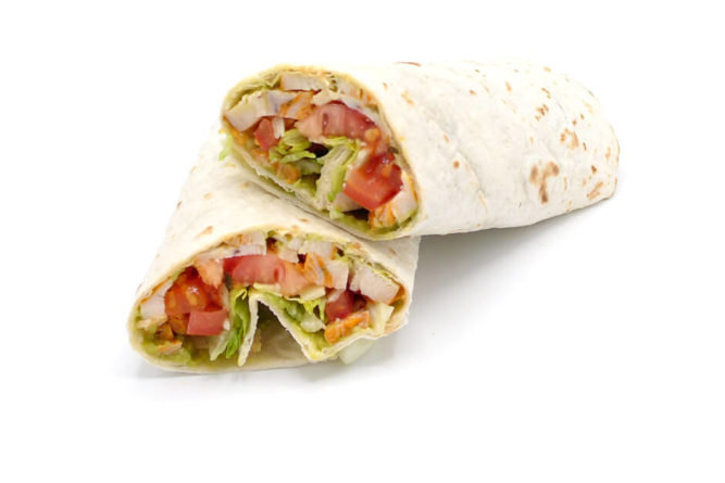 Wrap Mozzarella kip